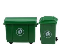 PRETYZOOM Mini Poubelle Miniature pour Maison De Poupée Idéale pour Décorer Une Mini Maison