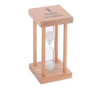PRETYZOOM Mini Sablier Bois avec Sable Blanc Minuterie Et Décorative pour Cuisine Bureau Et Jeux Garçon Fille