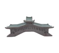 PRETYZOOM Miniature Bridge Ornament for Zen Garden and Fish Tank Classic Asian Design Compact Micro Landscape Decor for Meditation and Desktop Display