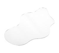 PRETYZOOM Miroir Asymétrique Lac de Village Miniature en Acrylique Décor de | Effet Miroir Lac Brillant et Transparent, Décor Hivernal Flexible pour Scène de Village et École