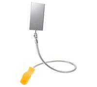 PRETYZOOM Miroir D'inspection Automobile Rond Extensible en Acier Inoxydable avec Surface Réfléchissante pour Vérification Moteur et Châssis, Outil Pratique pour Réparation Auto