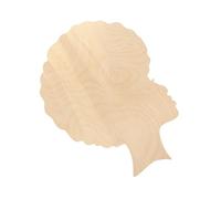 PRETYZOOM Modèle en Bois Soi-Même pour Décoration Artisanale Gabarit en Bois Épais Lisse Adapté Peinture DIY et Création Carte Fête des Mères Outil de Bricolage Créatif