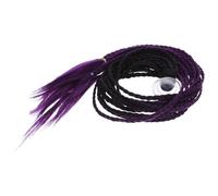 PRETYZOOM Motorcycle Helmet Braid with Suction Cup Long Gradient Ponytail Extension for Bikes Scooters and Balance Helmets Lightweight Hair Accessory for Men and Women Riders