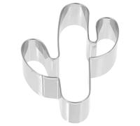 PRETYZOOM Moule À Biscuits En Acier Inoxydable Forme Cactus 3.86X2.56 Pouces Emporte-Pièce Pour Décoration Gâteau Bricolage Cuisine Facile À Nettoyer