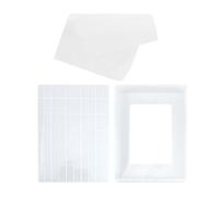 PRETYZOOM Moule à nougat et plaque de cuisson au nougat 3 pièces en plastique blanc avec tapis silicone antiadhésif pour la fabrication de bonbons maison et Sachima