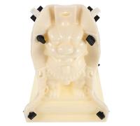 PRETYZOOM Moule à Statue en Ciment Lionceau Pierre pour Balcon et Jardin Moule à Plâtre Décoratif sans Jointure en Béton pour Sculpture Artisanale Extérieure