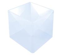 PRETYZOOM Moule Pyramidal en Silicone Blanc Pratique et Flexible pour Création DIY de Boîtes à Bijoux et Décorations Délicates et Créatives