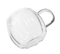 PRETYZOOM Mug Verre Citrouille Halloween avec Anse Tasse à Café Verre Borosilicaté Résistante Chaleur pour Boissons Chaudes et Froides et Portable pour Automne