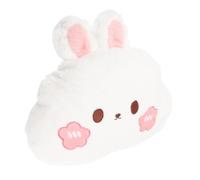 PRETYZOOM Oreiller Lombaire en Peluche Mignon de Lapin pour Décoration Intérieur Voiture, Coussin Doux Multi-fonctionnel Utilisable Toute Saison