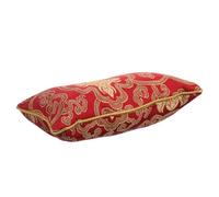 PRETYZOOM Oreiller Repose-mains Ergonomique en Tissu de Soie et Coton Perlé Rouge pour Diagnostic du Pouls en Médecine Traditionnelle, Réduit la Fatigue du Poignet à Domicile