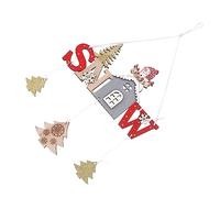 PRETYZOOM Ornement de Noël Forme de Maison Pendentif à Suspendre pour Décoration de Sapin de Noël Accessoire Charmant pour Fête et Célébrations