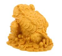 PRETYZOOM Ornements De Doré Porte- Bec De Fontaine D'étang Décoration De Flotteur D'étang Statue d'animal De Thé Statue De Grenouille De Jardin Golden Plastique