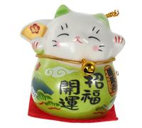 PRETYZOOM Ornements Figurine Japonaise Ornement Chat Compatible Bureau pour La Décoration Intérieure