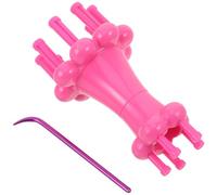 PRETYZOOM Outil à Tricoter Français Double Tête pour Laine - Kit DIY Bobine à Tricoter Pratique Crochet - pour Bonnets Écharpes et Bracelets - Outil de Tissage de Cordons Multifonction