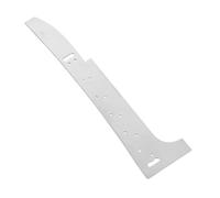 PRETYZOOM Outil de Mesure pour Chevalet de Guitare Acoustique et Violon Règle de Réglage de Hauteur en Métal Argenté Jauge Précise pour Luthiers et Musiciens Outil Compact pour