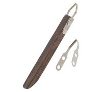 PRETYZOOM Outil de Sculpture sur Argile à Manche en Bois Lame Interchangeable Grattoir Précis pour Pâte à Modeler Fournitures de Poterie pour Artistes et Débutants Outil de Poterie