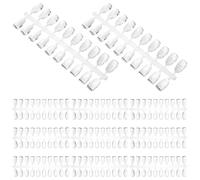 PRETYZOOM Palette de Couleurs pour Nail Art 200pcs en Ps Léger et Pratique, Nuancier de Formes D'ongles Élégant pour Salon de Manucure Professionnel