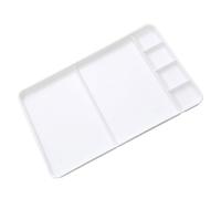 PRETYZOOM Palette de Peinture Plastique Pratique Cases Plateau Mélangeur Pigment Facile à Utiliser Palette Aquarelle Résistante PP pour Artistes et Loisirs Créatifs