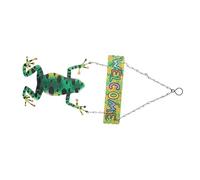 PRETYZOOM Panneau De Bienvenue Décoratif En Fer En Forme De Grenouille Ornement Suspendu Pour Une Décoration Moderne Ou De Ferme