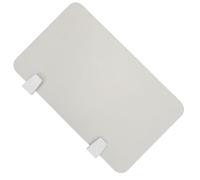 PRETYZOOM Panneau de Séparation de Bureau Autoportant Séparateur de Bureau Acoustique 19,65x11,79 Po Beige Bois et Tissu Absorption Sonore Anti-déformation Réception Élève