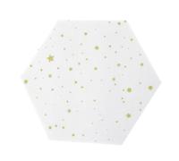PRETYZOOM Panneau Mural Hexagonal en Feutre Blanc 11x19x22cm pour Maison | Tableau Photo Soi-même, Décoration Murale Simple, Installation Facile