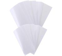 PRETYZOOM Papier Cire Blanc 400 Bandes de Cire Non Tissées Découpe Personnalisée, Usage Sûr Corps pour Épilation Visage et Parties Intimes