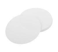 PRETYZOOM Papier Rond Kraft Blanc 15 Cm Diamètre, 100 Feuilles pour Loisirs Créatifs, Peinture Aquarelle et Huile, Origami Kawaii et Activités Artistiques Scolaires