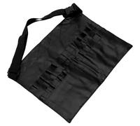 PRETYZOOM Paquet de Rangement pour Commode Noir en PU Multifonctionnel, Pochette Facile à Nettoyer Ceinture Confortable pour Maquillage Lors de Shooting ou Diffusion