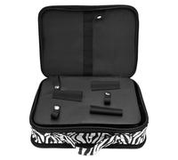PRETYZOOM Paquet Organisateur pour Tondeuse à Cheveux Portable en Tissu Noir Grosse Capacité pour Coiffeurs Usage Personnel et Kit de Toilettage Familial
