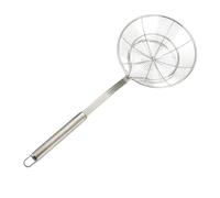 PRETYZOOM Passoire à Huile de Friture en Acier Inoxydable Écumoire Araignée Panier à Mailles Fines 14 Cm Ustensile pour Nouilles Frites Chips Légumes Usage la Cuisine Maison et Restaurant
