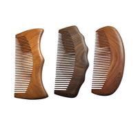 PRETYZOOM Peigne à Cheveux Outil de Coiffure Léger et Soulage la Tension 3 Pièces en Bois de Santal Antistatique pour Démêler et Coiffer Cheveux pour Femmes