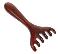 PRETYZOOM Peigne de Massage Outil Créatif pour Pieds en Bois à Six Griffes Toucher Confortable, pour Usage Familial et Détente à Domicile