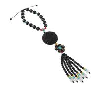 PRETYZOOM Pendentif de Rétroviseur Automobile Gourde Chinoise Décoration Feng Shui et Résistante Décoloration Accessoire Intérieur pour Voiture Facile à Installer