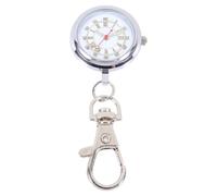 PRETYZOOM Pendentif Montre à Quartz Porte-clés Vintage Grand Cadran | Verre Alliage, Lumineuse, Usage Pratique, Personnel et Personnes Âgées