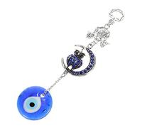 PRETYZOOM Pendentif Turc Œil Bleu Maléfique de Chouette, Décoration Murale Synthétique pour Voiture ou Chambre, Charme de Protection Unique et Élégant