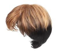 PRETYZOOM Perruque Bob Courte Naturelle pour Femmes Fibres Polyester Légères et Respirantes Style Pixie Élégant pour Usage Quotidien Cadre Flatteur Du Visage Couleur Gingembre