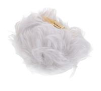 PRETYZOOM Perruque Synthétique Courte Grise pour Femme Âgée Confortable et Volumineuse Coiffure Réaliste pour Usage Quotidien et Événements Sociaux