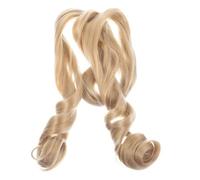 PRETYZOOM Perruque Tressée Longue Bouclée Couleur Châtain Extensions Cheveux Tresses pour Femmes Style Spirale Naturel pour Fêtes Cosplay