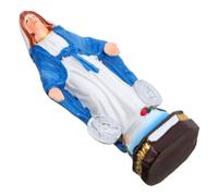 PRETYZOOM Petite Statue Vierge en Résine pour Maison et Église