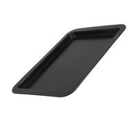 PRETYZOOM Petites Plaques à Biscuits pour la Cuisson en Acier Noir Rectangulaire, Design Moderne, Facile à Nettoyer, Pour Pâtisserie Maison