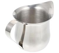PRETYZOOM Pichet à Lait en Acier Inoxydable 60Ml Bec Verseur Tasse à Mousser le Café et Récipient à Sauce Multifonction pour Maison Café et Restaurant