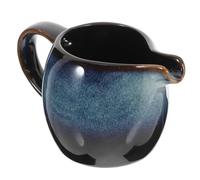 PRETYZOOM Pichet à lait en céramique avec poignée - Petit pot à crème en porcelaine - Résistant à la chaleur et au gel - Polyvalent pour café, sauces, vinaigrettes à salade - Passe au micro-ondes et