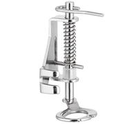 PRETYZOOM Pied Presseur pour Repriser pour Machine à Coudre Domestique en Métal Solide Argenté et Contrôle du Tissu lors de Broderie et Quilting