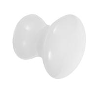 PRETYZOOM Pierre de Massage Jade Blanche Forme Champignon, Masseur Facial Portatif pour Soins de Peau, Améliore Circulation, Points de Déclenchement, Outil Spa Visage et Corps