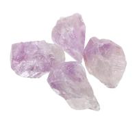 PRETYZOOM Pierre Décorative en Cristal Brut D’améthyste 200 G | Texture Minérale, Éclat , pour Bureau, Chambre et Décoration de Plantes