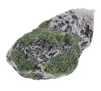 PRETYZOOM Pierre Flottante Réaliste en Résine Légère et Compacte pour Aquarium, Décoration Naturelle Mousse Artificielle, pour Décorer Le Vivier des Poissons