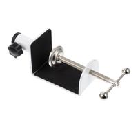 PRETYZOOM Pince de Fixation de Table Réglable pour Support de Bureau, Blanc | Alliage Aluminium Fer Plastiques, Vis de Positionnement, Base Stable, Usage Maison