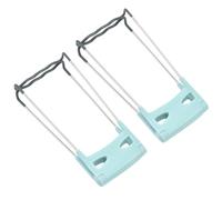 PRETYZOOM Pinces à Plat Chaud Lot de 2 en Acier Inoxydable et Pp Pratique et Antidérapant Couleur Aléatoire Accessoire la Cuisine pour Bols et Assiettes en Cuisson