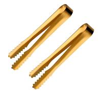 PRETYZOOM Pinces à Sucre en Acier Inoxydable U Forme 2pcs Design Antidérapant et Bords Lisses pour Utilisation Quotidienne et Fêtes de Thé
