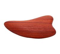 PRETYZOOM Planche de Gua Sha en Bois Naturel Forme Cœur Ondulé pour Massage Visage et Corps Outil Manuel Multifonction pour Stimuler la Circulation Sanguine Masseur Dorsal Polyvalent